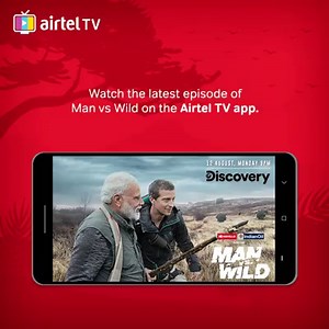 1.6K views · 269 reactions | Ready for the latest episode of Man vs. Wild? Catch it on your mobile with the Airtel TV app. get.airtel.tv/fb | Airtel India | Facebook