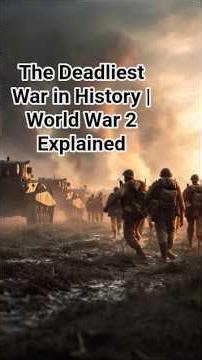 The Deadliest War in History | World War 2 Explained