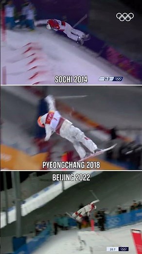 Let's revisit Mikael Kingsbury last three Olympic performances 🥈🥇🥈#Olympics #MilanoCortina2026