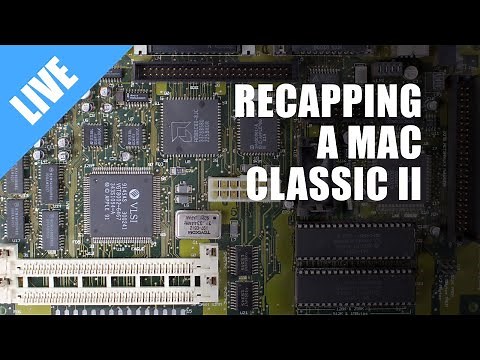 Recapping a Macintosh Classic II