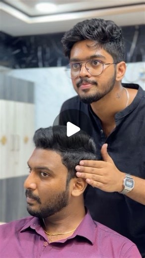 Groom makeup by Sharath on Instagram: "DONE BY : @men_makeoverartist RECEPTION GROOM MAKEOVER . . . ‪#hairstyle #menmakeover #menhairstyle #grommakeover #groommakeupartist #menmakeupartist #southindiagroommakeupartist #groommakeupartistinchennai #sharathmakeoverartist #malemakeupartist #groommakeup#menmakeupartist"