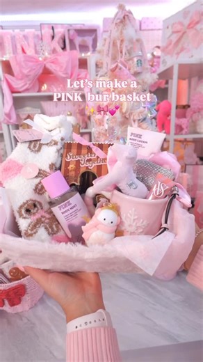 Sharla ronquillo on Instagram: "PINK bur basket gift idea 🤭💕🎀✨ @vspink @victoriassecret @bathandbodyworks @burlingtondeals #vspartner#burbasket#giftideas #giftsforher #pinkchristmas #christmasgiftidea #girlystyle #girlyinspo #sharlaspinkfamily"