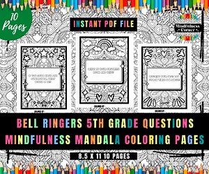 Bell Ringers 5th Grade Questions, Printable Relaxing Coloring Pages, No Prep