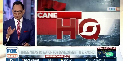 Three areas to watch for tropical development in Pacific | Latest Weather Clips | FOX Weather