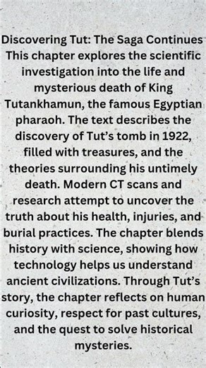 CLASS 11 – Chapter 3 SummaryDiscovering Tut: The Saga Continues#cbseclass11 #class11english #summary