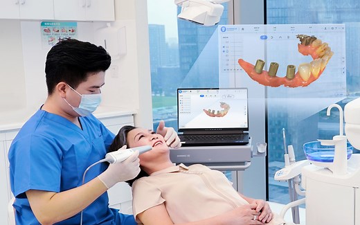 AI无界，智能链接 Aoralscan 3口内扫描仪 — 先临三维