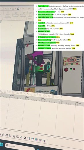 HỖ TRỢ ĐỒ ÁN CƠ KHÍ TRỌN GÓI Đồ án Chi tiết máy Đồ gá & Công Nghệ Đồ án Tốt nghiệp ✔ Hỗ trợ từ A–Z, có training & tài liệu ✔ Nhận tư vấn, báo giá sinh viên 💻 Cài phần mềm cơ khí: NX, SolidWorks, CATIA , Inventor, Creo, AutoCAD 💰 Giá cài phần mềm: 50k – 100k 📩 INBOX NGAY để được tư vấn chi tiết