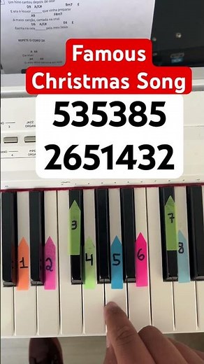 🎹 Famous Christmas Song – Easy Piano Tutorial! 🎄