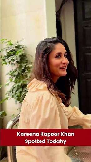 Kareena Kapoor Khan Stuns in Elegant Chic Look During Today’s Outing| Starry Scoop