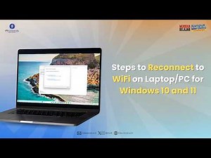 Steps to Reconnect to WiFi on Laptop/PC for Windows 10 and 11
