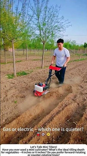 Fast Tilling with a Mini Cultivator – Lightweight Soil Prep 🧑‍🌾⚙️
