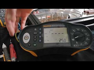 Fluke 1664 FC VDE 0100 installationstester VDE 0105 Anlagentester Autotest Automatiktest Bedienung