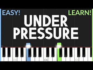 Under Pressure - Queen & David Bowie | EASY Piano Tutorial