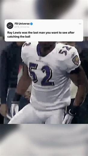 Football Universe on Instagram: "The dance. The hits. The legacy. Ray Lewis didn't just play middle linebacker; he orchestrated a symphony of destruction. For 17 seasons, he was the soul of the Ravens, leading a defense that set the 16-game record for fewest points allowed (165) in 2000. He played with an intensity that couldn't be faked. Whether it was the "Squirrel Dance" during intros or the 52-yard speech in the locker room, Ray made sure you felt his presence before the first whistle, even 