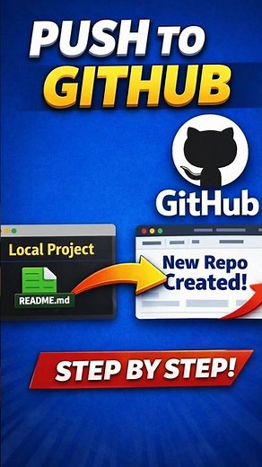 Push Local Project to GitHub (Repo Not Created Yet) | Git Tutorial 🚀