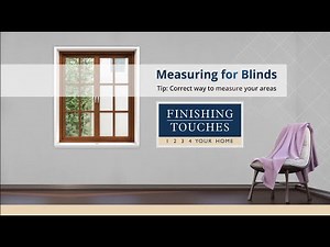 The Corrrect way to Measure Blinds