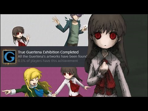 Ib Remake - All Endings & All Artwork Locations (True Guertena Exhibition Completed Achievement)