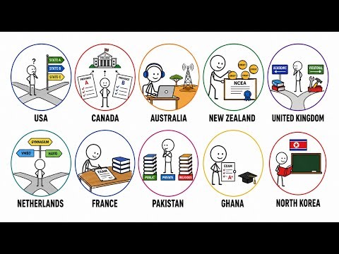 explained the school systems of 10 countries in 15 minutes ( Part 2 )
