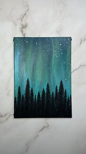 52K views · 2.5K reactions | dreamy auroras  : neon yellow, aqua flash, navy blue, iridescent silver, black, white #art #painting #artwork #artreels #reels | Artsy Esme | Facebook