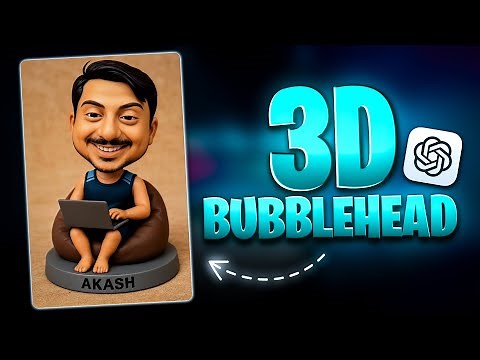 One Photo = 3D Bobblehead Video | No Skills Needed!