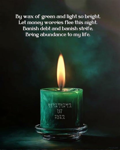 "Solve Money Problems" Virtual Candle Spell