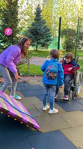 Girl brings joy to boy in wheelchair at playground #FabiosaKindness #Fabiosa #viral #respect #bekind #kindnessmatters | Fabiosa - Live easy