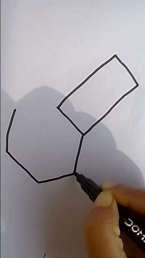 how to draw a Hexagonal Prism