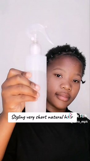 Styling Very Short Natural 4c Hair with Rubber Bands