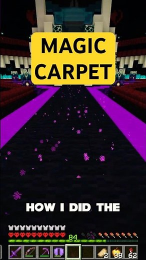 I Built a MAGIC CARPET in Minecraft!
