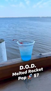 ✨️NEW✨️ 🚀Rocket Pop🚀 Blueberry 🫐 Stoli Vodka, Blue Island Punch liquor, topped with Starry. 🍒 $7 while supplies last! #harpoonharryspuntagorda #puntagorda #puntagordafl #fishermensvillage | Harpoon Harry's Dockside Dining