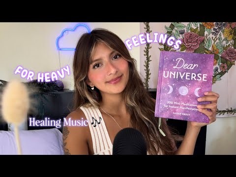 Whispered ASMR for Stress and Sadness ✨ ENERGY CLEANSE & POSITIVE AFFIRMATIONS