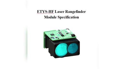 RS422 Mini Laser Distance Module Shielding 10khz 120m Laser Distance Measure Sensor for Train