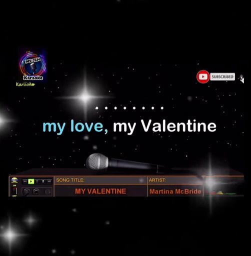 Valentine Karaoke Love Songs