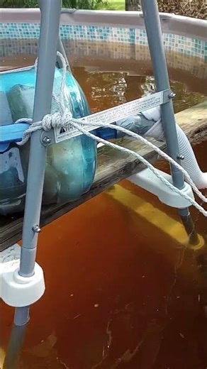 How to clean rusty pool water