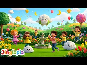 Cauliflower Fluffy Cloud Song ☁️ | Veggie Nursery Rhyme for Kids | Healthy vegetable's