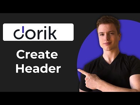 How To Create Header In Dorik (Quick Guide)
