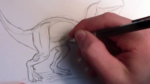 How to Draw Indominus Rex, from Jurassic World the Game, Part 1.