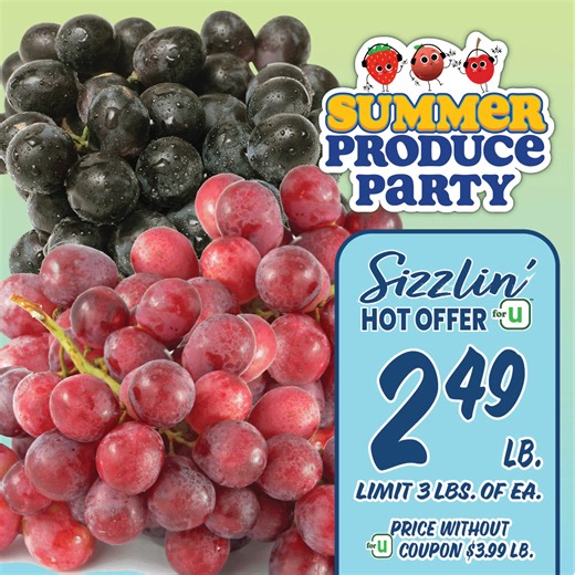 Our summer produce party is still going on and this week we kick it off with 25c corn PLUS so many other amazing deals! 🌽 🍎 🍇 | Jewel-Osco