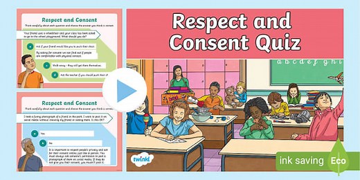 Respect and Consent LKS2 Quiz and Activity
