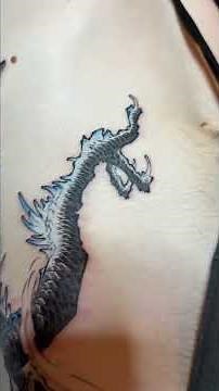 Asian Dragon Thigh Tattoo — Full Leg Wrap Placement