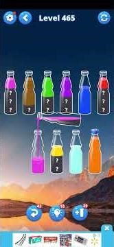 Water Sort – Color Puzzle Game – Level 465 | Color Puzzle Challenge