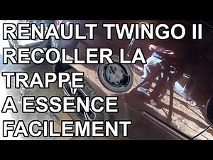 Twingo II - Re-glue the fuel flap