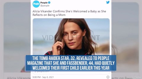 Alicia Vikander and Michael Fassbender welcome first child