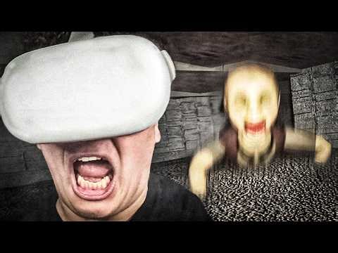 screaming and crying because of scary VR dolls in Crawlspace