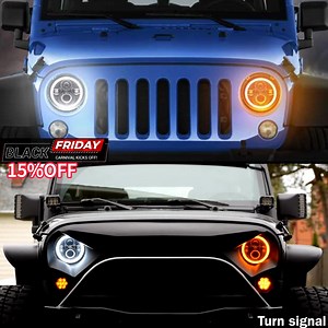 ⚡ Unleash Your Jeep Wrangler's Full Potential! 🎉 Get 15% OFF ultra-bright Halo Headlights with modern DRL & rugged durability. Limited-time deal, upgrade now and take your ride to the next level! 💡 | LED Factory Mart