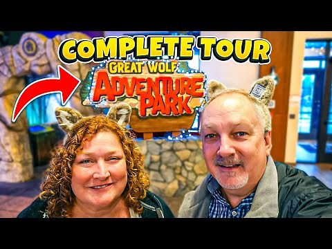 Complete Tour of Great Wolf Lodge and Indoor Water Park - Lagrange Ga