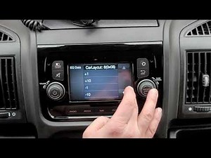 RAM ProMaster Rear Speaker Enable & UConnect Engineering Menu