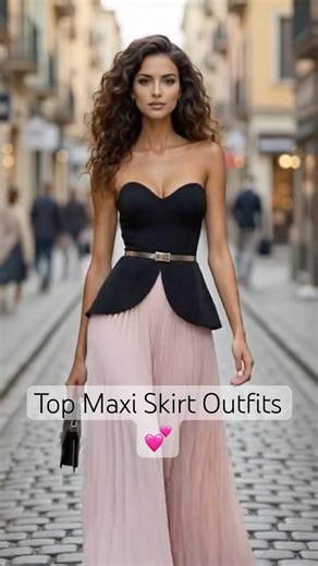 Maxi Skirt Outfits That Feel Like a Dream 🤤💕😍 #dressootd #model #fashionideas #fashion