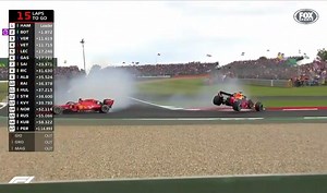 Vettel rear-ends Verstappen in ridiculous British GP crash