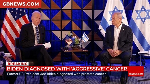 16K views · 165 reactions | Joe Biden Diagnosed with Aggressive Prostate Cancer | ‘Stage 4 Cancer Doesn’t Happen Overnight' | GB News | Facebook